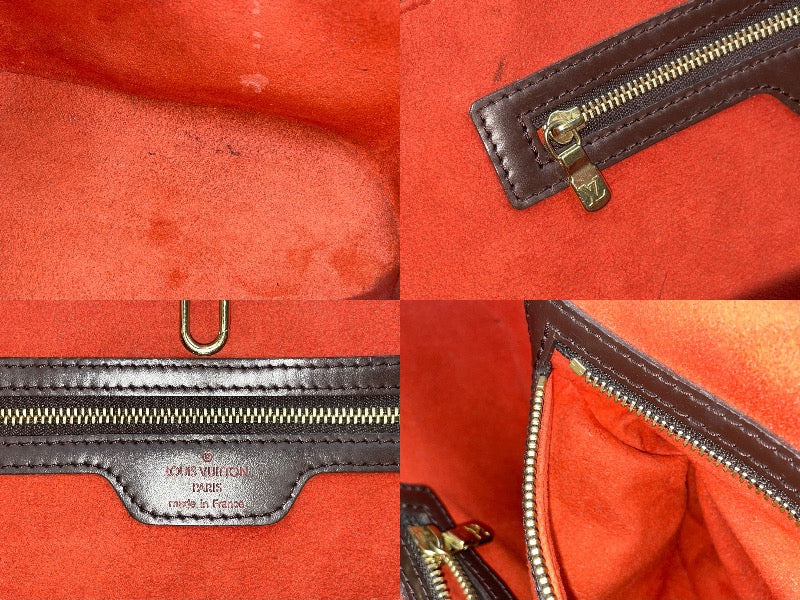 Louis Vuitton Shoulder Bag Tote Bag Manosque PM Damier Ebene Brown