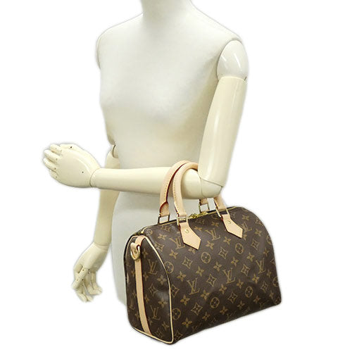 Louis Vuitton Monogram Speedy Bandouliere 25 Brown 2way Handbag