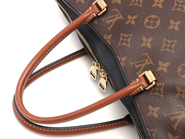 Louis Vuitton Pallas Monogram Shoulder Bag Noir Black