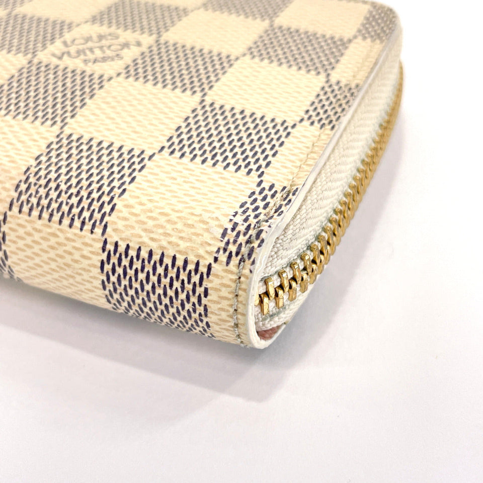 Louis Vuitton Portefeuil Clemence Long Wallet Damier Azur