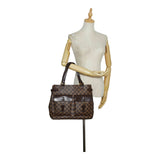 Louis Vuitton Damier Handbag Tote Bag Brown