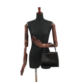 Louis Vuitton Opera Athens Hand Bag Leather Noir Black Gold Metal Fittings