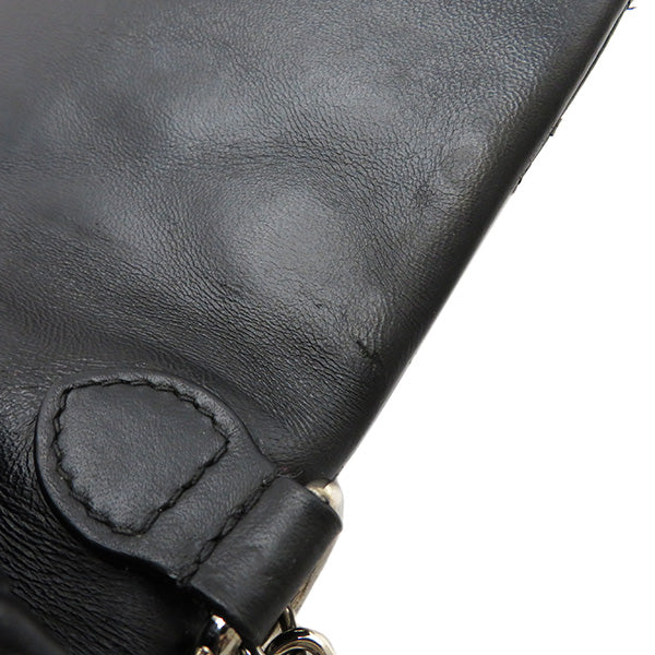 Louis Vuitton Malletage Twist Shoulder Bag Noir Black