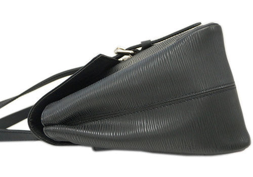 Louis Vuitton Epi Lv Shoulder Bag Segur MM Noir Black