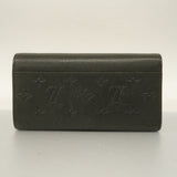 Louis Vuitton Bifold Long Wallet Monogram Implant Portefeuille Sarah Noir