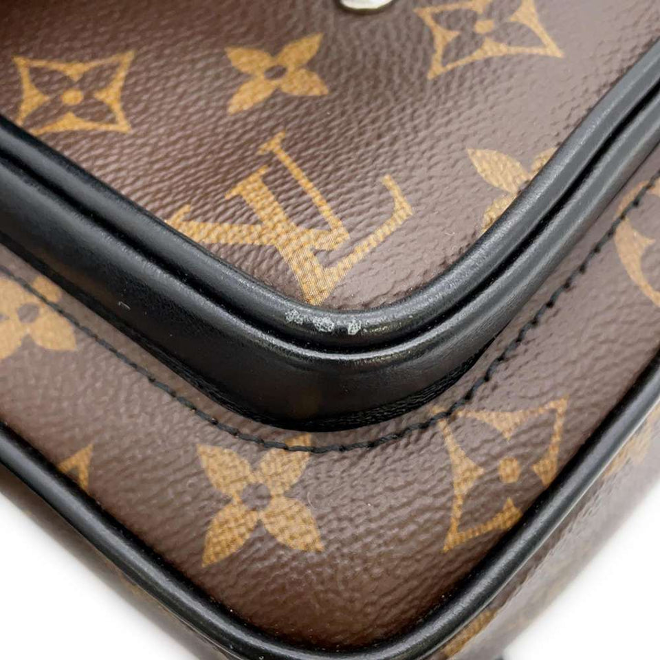 Louis Vuitton Shoulder Bag Monogram Macassar Christopher Wearable Wallet