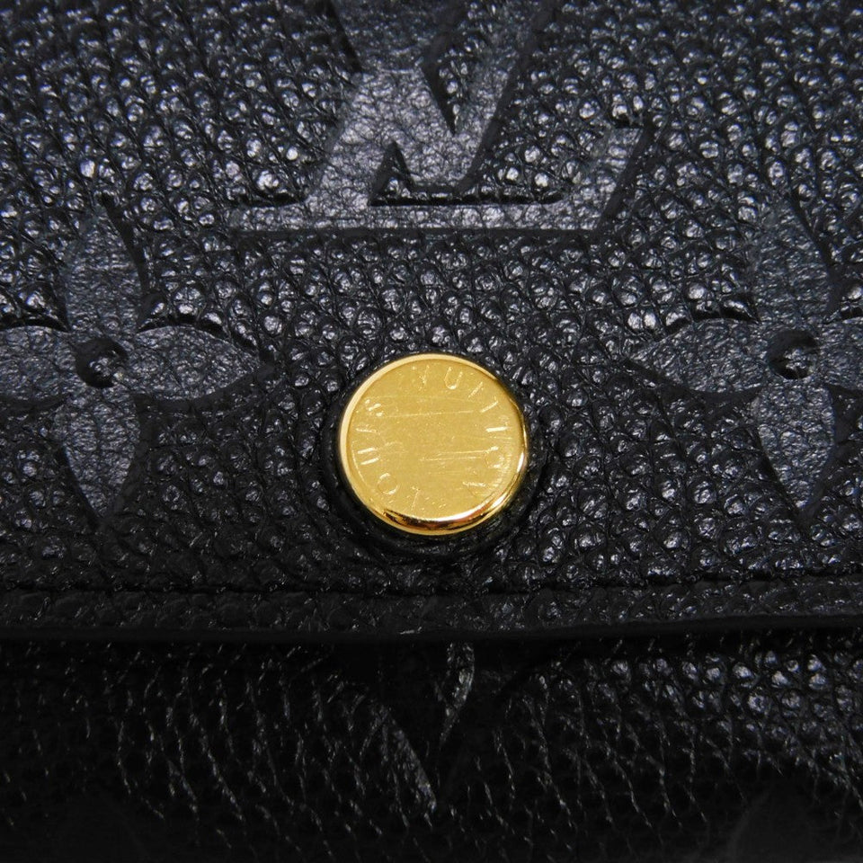 Louis Vuitton Key Case Multicle 6 Embossed Black
