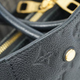 Louis Vuitton Handbag Monogram Emplant Montaigne BB Noir
