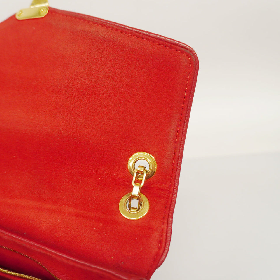 Louis Vuitton Shoulder Bag Monogram Empreinte Saint Germain PM Red