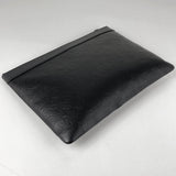 Louis Vuitton Pochette Discovery Monogram Shadow Clutch Bag Black