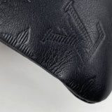 Louis Vuitton Pochette Discovery Monogram Shadow Clutch Bag Black