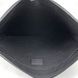 Louis Vuitton Pochette Discovery Monogram Shadow Clutch Bag Black