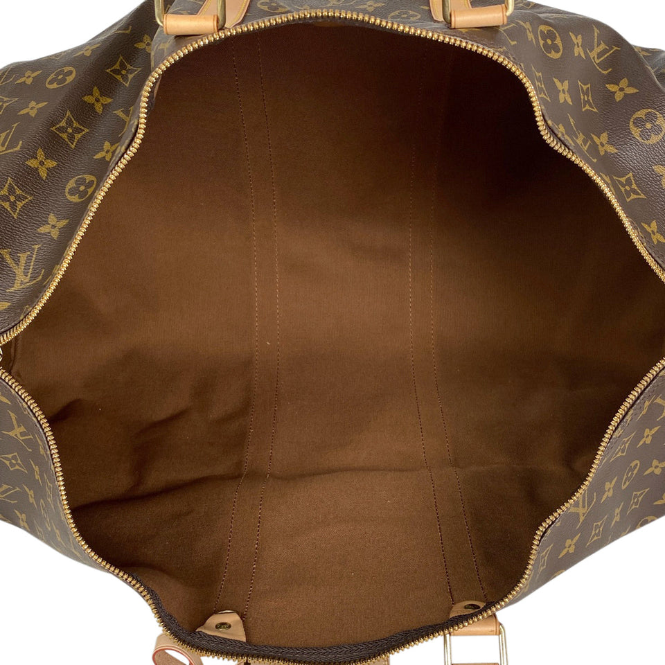 Louis Vuitton Keepall Bandouliere 55 Boston Bag Monogram