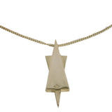 Gucci Necklace 925 Silver logo Star of david