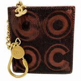 Chanel Coco Mark Harako Leather Coin Case