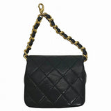 Chanel Mini Mini Matelassé Lambskin Chain Bag Charm Pouch