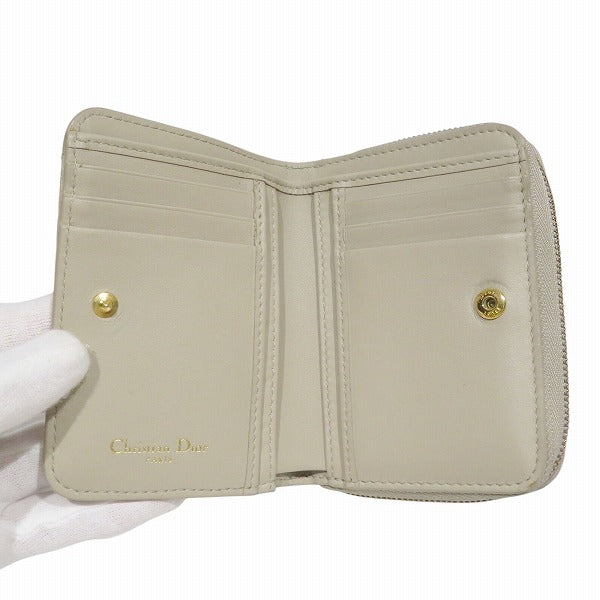 Dior Caro Leather Bifold Wallet