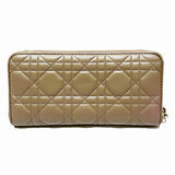 Dior Lady Dior Patent Calfskin Long Wallet