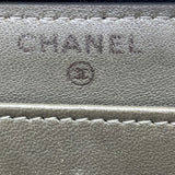 Chanel Camellia Leather Long Wallet
