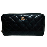 Chanel Matelasse Lambskin Long Wallet