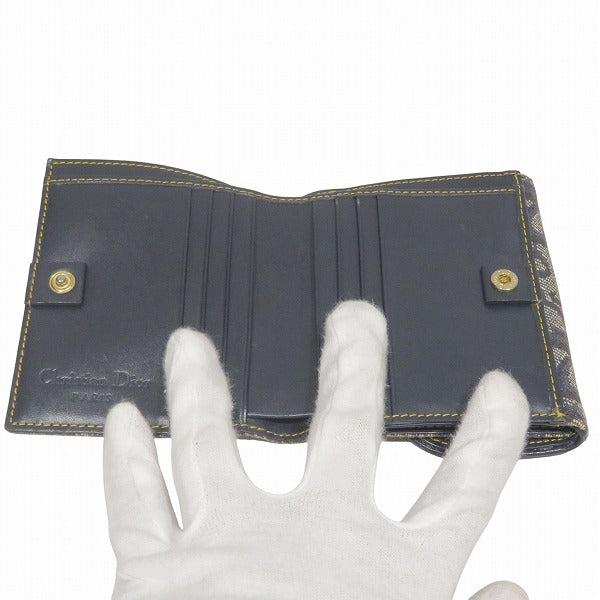 Dior Trotter Saddle Canvas Leather Wallet