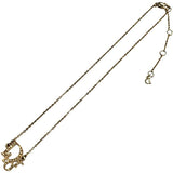 Dior Logo Line Stone Necklace