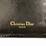 Dior Lady Dior Patent Leather Trifold Wallet