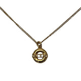 Dior CD Logo Circle Necklace
