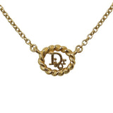 Dior Oval Logo Necklace