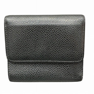 Chanel Coco Mark Caviar Skin Trifold Wallet