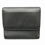 Chanel Coco Mark Caviar Skin Trifold Wallet