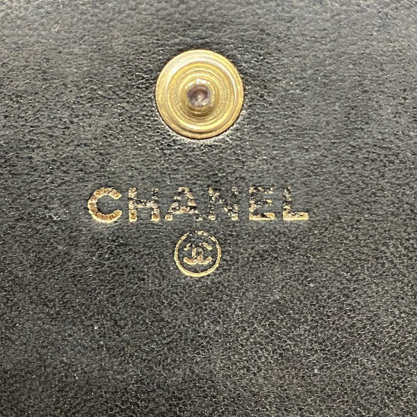 Chanel Coco Mark Caviar Skin Trifold Wallet