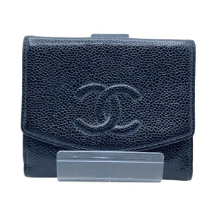 Chanel Coco Mark Caviar Wallet