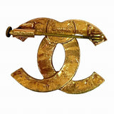 Chanel Coco Mark Vintage Brooch