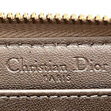 Dior Lady Dior Voyage Leather Long Wallet