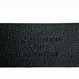 Louis Vuitton Couture Stainless Steel Leather Belt