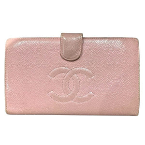 Chanel Coco Mark Caviar Skin Long Wallet