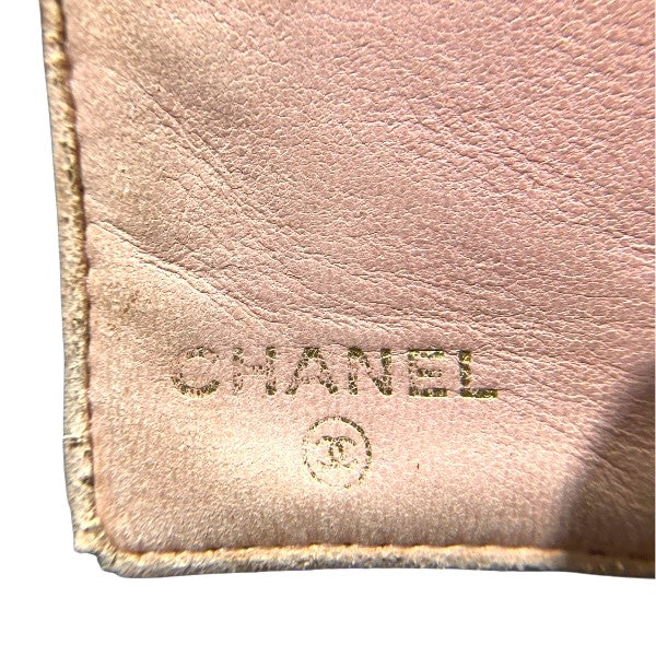 Chanel Coco Mark Caviar Skin Long Wallet
