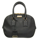 Burberry Black Leather Handbag ( )