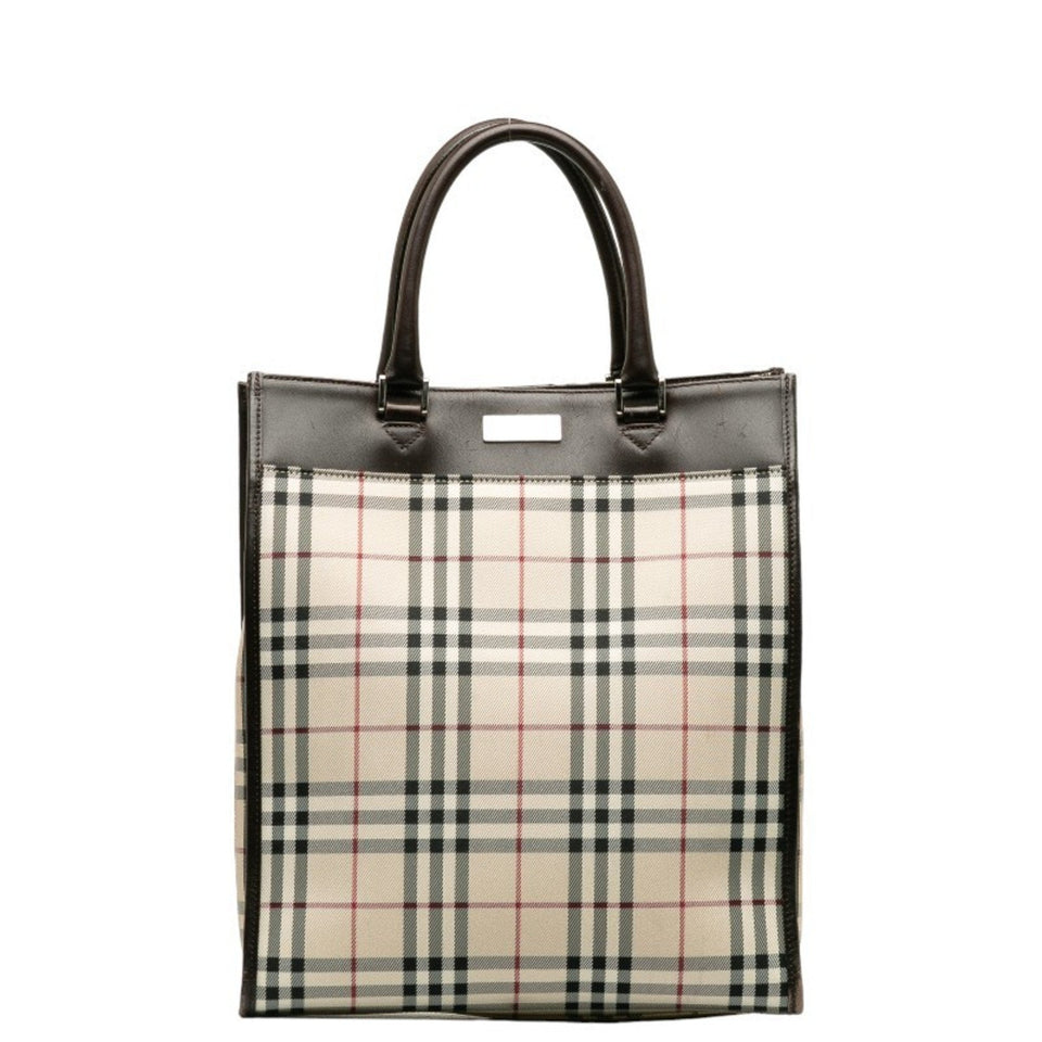 Luxury Burberry Nova Check Tote