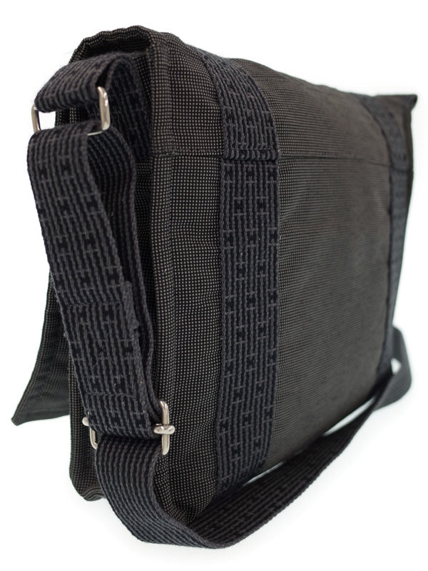 Hermes Ale Line Basas PM Shoulder Bag Nylon Canvas
