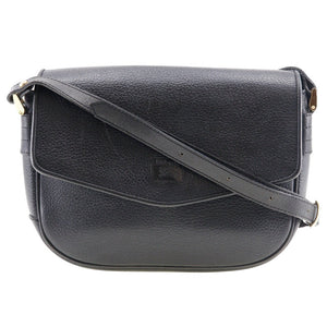 Burberry Black Leather Shoulder Bag ( )