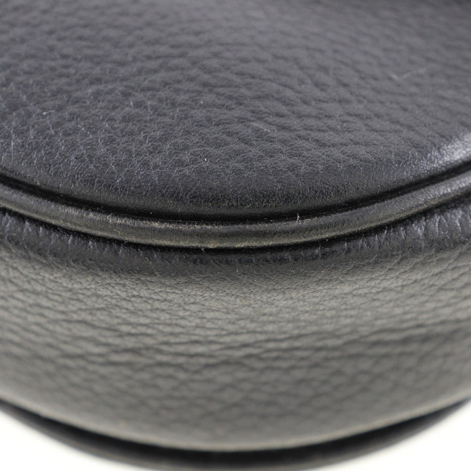 Burberry Black Leather Shoulder Bag ( )