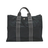 Hermes Tote Bag cotton black Tote Bag Fool ToeMM Her Line Women(Unisex)