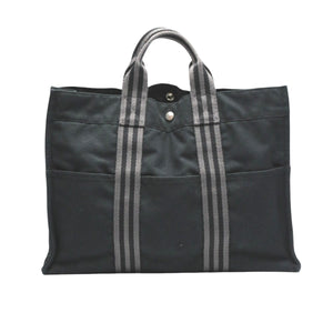 Hermes Tote Bag cotton black Tote Bag Fool ToeMM Her Line Women(Unisex)