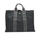 Hermes Tote Bag cotton black Tote Bag Fool ToeMM Her Line Women(Unisex)