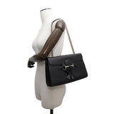 Gucci Fringe ChainShoulder Bag Black295402 Leather