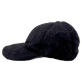 Gucci Petite GG Marmont Baseball Cap Size M Black729349 Mohair