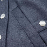 Gucci Bomber jacket with button detail Size 40 Black712880 Wool 100%