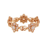 Gucci Flora Ring Size 12 18K Pink Gold